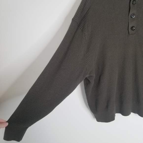 Cremieux Classics Pima Cotton/Cashmere Blend Long Sleeve Ribbed Sweater XXL - Picture 2 of 11